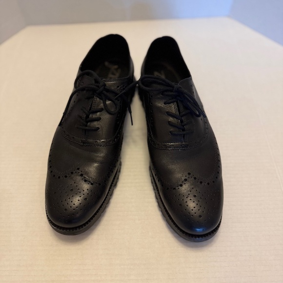 Cole Haan Zerogrand Wingtip Oxford Shoes Mens Size 14 M Black Leather C20719 - Picture 1 of 9